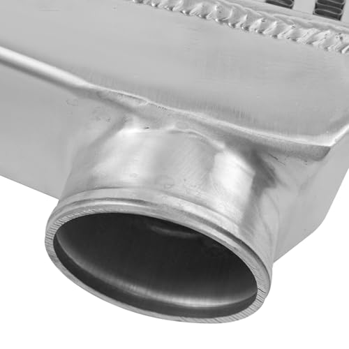 Universal Intercooler 25''x13''x3.3" Front Mount Intercooler 3'' Inlet and Outlet Aluminum Turbo Intercooler Direct Replacement for Any Turbo Charger system - size: 25''x13''x3.3" 3''