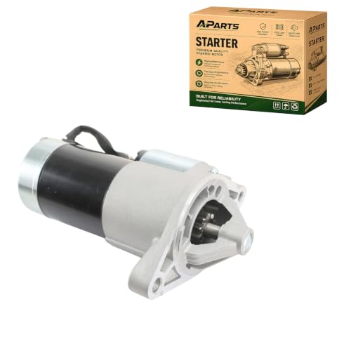 AParts Starter Fits for Jeep Grand Cherokee 1987-1998 4.0L,for Jeep Comanche Pickup 1987-1992 4.0L,for Grand Wagoneer 1988-19915.9L/4.0L,for Wrangler 1988-1998 4.2L/4.0L, Replace# 17006N - size: 17006N