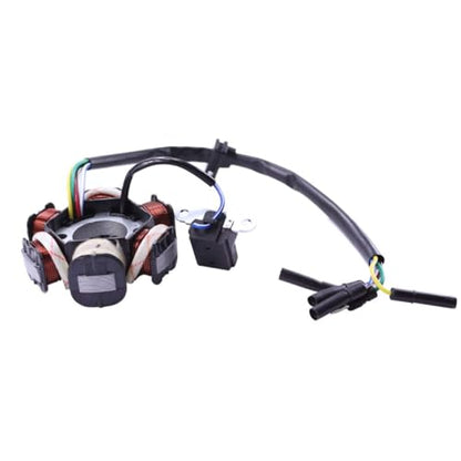 PRO BAT 6 Coil Pole Magneto Flywheel Stator - size: 6 Coils 5 Wires Stator Magneto with Detached Plug