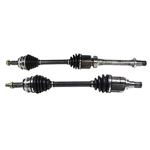 FWD Front CV Axle Shaft Assembly Compatible with Toyota Camry 2006-2002, 2.4L L4 FWD Only, Left and Right Front CV Joints, SE LE XLE Base Sedan - size: B2CV059-Camry