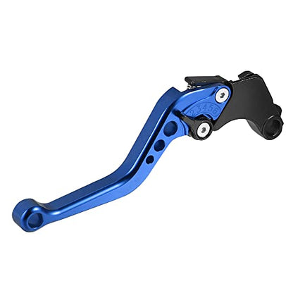 Motoforti Adjustable Brake Clutch Levers for Honda CBR500R 2013-2018 Blue Aluminum Alloy 1 Pair - color: Blue