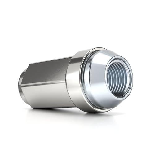 White Knight 3004ST-4 1/2"-20 Stainless Steel Capped Duplex Acorn Lug Nut, 4 Pack - size: 1/2"-20