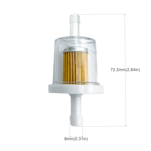 Strongthium 698183 494768 1/4" Inline Fuel Cut Off Valve - size: 2 filter + 2 valve + 0 fuel line