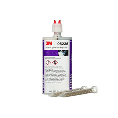 3M Semi-Rigid Parts Repair - 1, 08235, Black, 200 mL Cartridge - style: 8235
