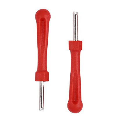 X AUTOHAUX 20pcs Tire Repair Tool Single Head Car Tyre Valve Stem Core Remover Universal - size: 18 x 13.5 x 3 cm