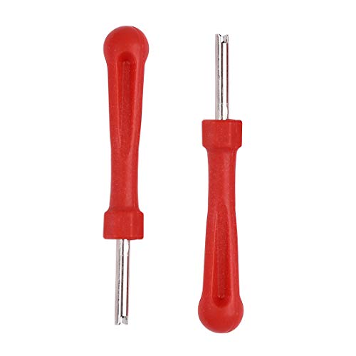 X AUTOHAUX 20pcs Tire Repair Tool Single Head Car Tyre Valve Stem Core Remover Universal (Pack of 2) - size: 18 x 13.5 x 3 cm (Pack of 2)