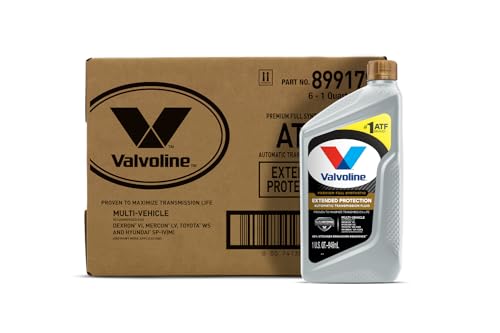 Valvoline Extended Protection Full Synthetic Automatic Transmission Fluid ATF 1 QT, Case of 6 - size: 1 QT, Case of 6