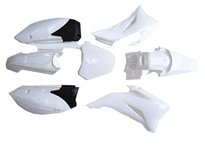 TDPRO Plastic Fender Fairing Kit for TTR-R110E Pit Dirt Bike (White) - color: White