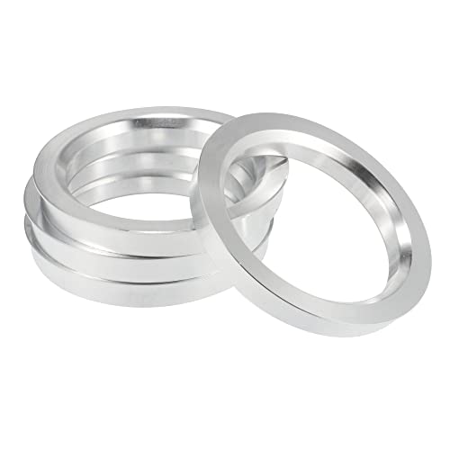X AUTOHAUX 4pcs Aluminium Alloy Hub Centric Rings Wheel Bore Center Spacer - size: 56.6mm