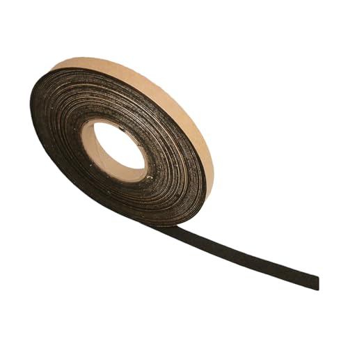 FindTape Polyester 1mm Felt Tape – 3/4 in. x 75 ft. Felt Strips with Adhesive Backing and Furniture Strips, Great for Arts and Crafts, Classrooms, and Protecting Furniture (Black) - size: 3/4 in x 75 ft