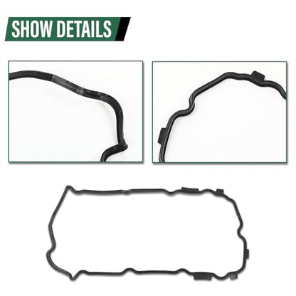 LQI Engine Valve Cover w/Gasket Left and Right, Black - size: Fit Murano 2009-2014/Quest 2011-2014