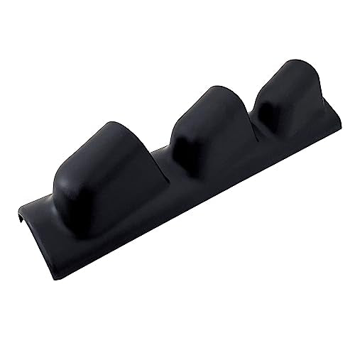 Universal Black 2" 52mm Triple 3 Hole Pillar Gauge Pod Holder - size: LONG