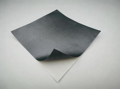 Black Fynxir Self-Adhesive Aluminum Backed Aluminized Fiberglass Cloth Heat Shield - 12"x12" Sheet, Thermal Reflective Insulation Barrier for High Temp Protection (Automotive Exhaust, Firewall) - color: Black, size: 12‘’ X 12''