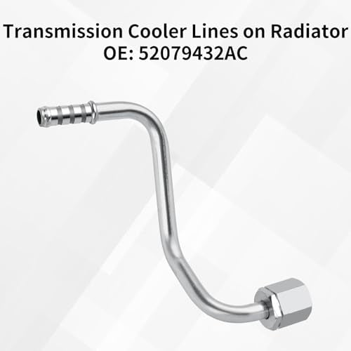 MuHize Transmission Oil Cooler Line Kit, OEM #52079432AC - size: Short-52079432AC