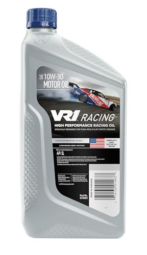 Valvoline VR1 Racing Synthetic SAE 10W-30 Motor Oil 1 QT, Case of 6 - size: 1 QT, Case of 6, style: Full Synthetic VR1