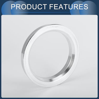 Hub Centric Rings, 57.1mm ID to 72.6mm OD Vehicle Wheel Hubrings Aluminum Alloy, 4 Pcs - size: 57.1mm to 72.6mm