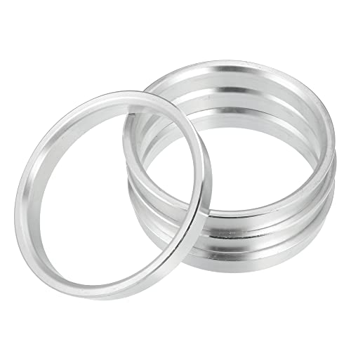 X AUTOHAUX 4pcs OD 71.6mm to ID 65.1mm Aluminium Alloy Hub Centric Rings - size: 65.1mm