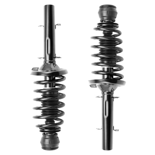 KAX 2PC Front Struts for 1999-2005 Jetta 1998-2006 Beetle Hatchback 1999-2006 Golf 2007-2009 Golf City, Jetta City, Complete Struts w/Coil Springs, Replace# 171525 - size: 2PC 99-05 Jetta Front