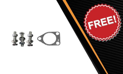 Exhaust Rear Muffler Compatible for 2014-2019 Mitsubishi Outlander 2.4L | Stainless Steel | Northeastern Exhaust | Free Gasket and Bolts & Nuts Included | Direct-Fit Replacement