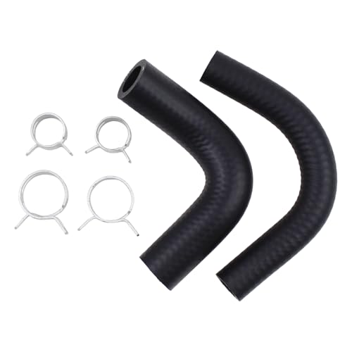 Upper and Lower Engine Water Pump Hose Pipe w/Clamps