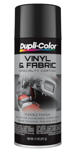 Dupli-Color Vinyl & Fabric Spray, Gloss, Black, 11 oz - color: Black, size: 11 Ounce (Pack of 1)