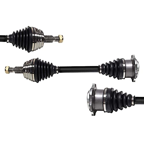 CV Axle Front Compatible with 1999-2006 Volkswagen Golf 2.0L 1.8L 2.8L FWD Auto Trans, Left and Right Front CV Axle Shaft - size: B2CV011-Golf