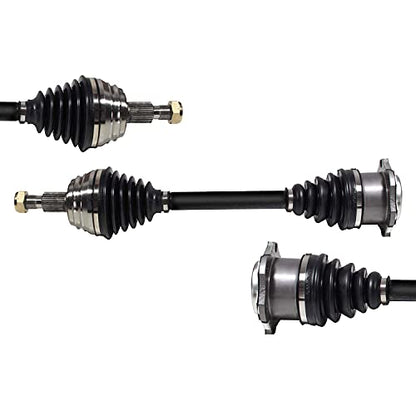 CV Axle Front Compatible with 1999-2006 Volkswagen Golf 2.0L 1.8L 2.8L FWD Auto Trans, Left and Right Front CV Axle Shaft - size: B2CV011-Golf