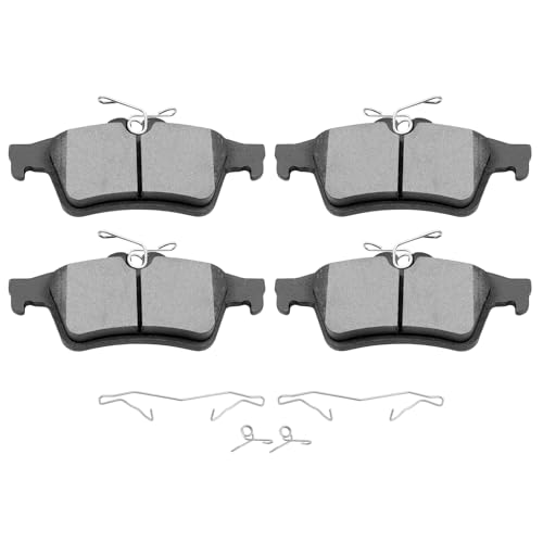 ECCPP Rear Brake Pads 4pcs Ceramic Disc Brake Pad Set For Ford For Focus - size: Rear D1095-7874