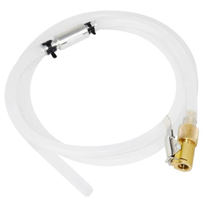 FIRSTINFO Lockable Brake Bleeder Hose with One-Way Check Valve