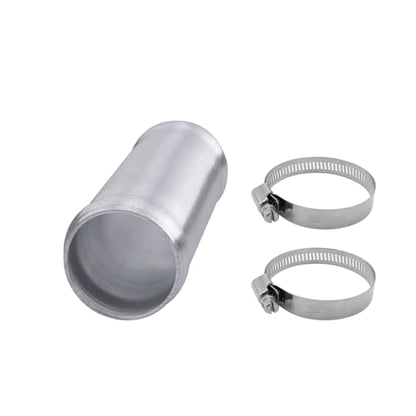 AC PERFORMANCE OD 1.5" Aluminum Tube Hose Joiner with Clamps - size: 1.5" (38mm)