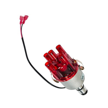 009 Chrome Centrifugal Distributor Fits for VW Bug Buggy Ghia Bus, Replaces 9230081094 - Electronic Ignition Replacement Part - color: 4# Red 009 0231178009EL