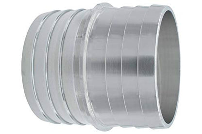 ICT Billet 2" to 2" Inch Hose Barb Splice Coupler Repair Mend Fitting Adapter Connector Radiator Coolant Intercooler Heat Exchanger Fluid Designed & Manufactured in USA Bare Aluminum AN627-32A
