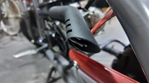 Mini Bike Exhaust Pipe Header Kit for Predator 212cc 224cc 196cc - size: black