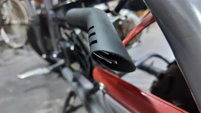 Mini Bike Exhaust Pipe Header Kit for Predator 212cc 224cc 196cc - size: black