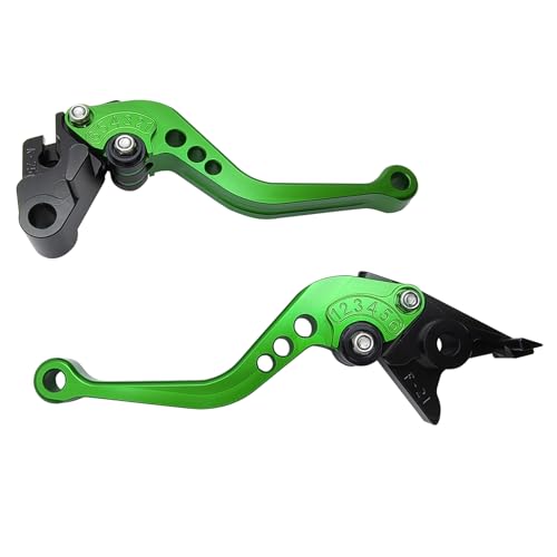 Adjustable Short Levers Replacement for Ninja 650 650R 2017-2025 - color: Green