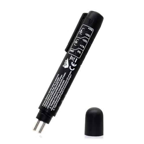 Brake Fluid Tester Pen for Dot3 Dot 4 Dot 5 Moisture Content Checker Tool