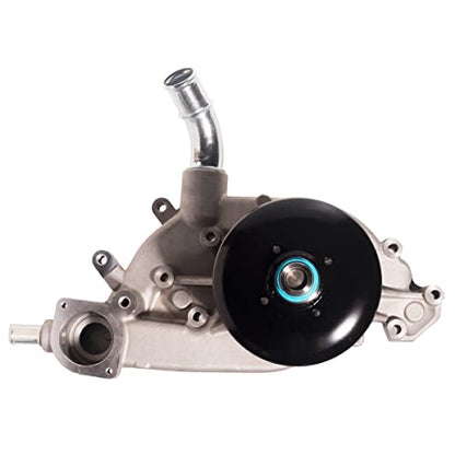 AUQDD AW5104 Water Pump Kit w/Gasket Fit For (Engine 4.8L/5.3L/6.0L) 04-06 Bu-ick Rainier 02-06 Cadillac Escalade Chevy Express Silverado Suburban 1500 Tahoe/GMC Envoy Savana Sierra 2500 Yukon - size: AW5104