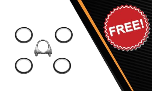 Northeastern Exhaust Stainless Steel Catalytic Resonator Kit Compatible for 2003-2006 ES300 Camry 3.0L
