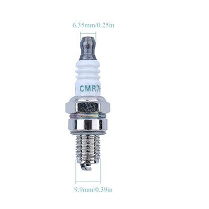 10Pcs CMR7H Spark Plug for Husqvarna 506615101 544260901, Spark Plug Replace for Champion RZ7C NGK Brushcutters Trimmers Chainsaws