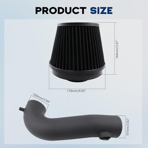 Cold Air Intake Compatible With 19-25 Silverado 5.3L/6.2L V8 - size: Chevy Cadillac GMC Cold Air Intake Kit 5.3L 6.2L