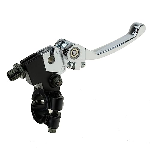 HIAORS 7/8" Folding Clutch Brake Lever for Xmotos BSE KAYO Apollo Thumpstar 70cc 110cc 125cc 150cc SSR Pit Dirt Bike Parts Motorcycle Silver - color: Silver