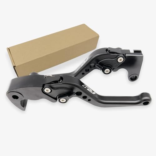 R1 Short Clutch Brake Levers for Yamaha YZFR1 1999-2024 YZF R1 R1M RS 2016 Motorcycle Accessories Adjustable Control Handles (Black_Matte, YZF R1 M S 2015-2023) - color: BLACK_MATTE, size: YZF R1 M S 2015-2023