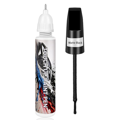 Matte Black Touch Up Paint for Cars, Car Paint Scratch Repair, Auto Paint Repair Pen, Professional Automotive Scratch Remover, Color Accurate, Long lasting Adhension, Fast Drying - color: Universal Matte Black