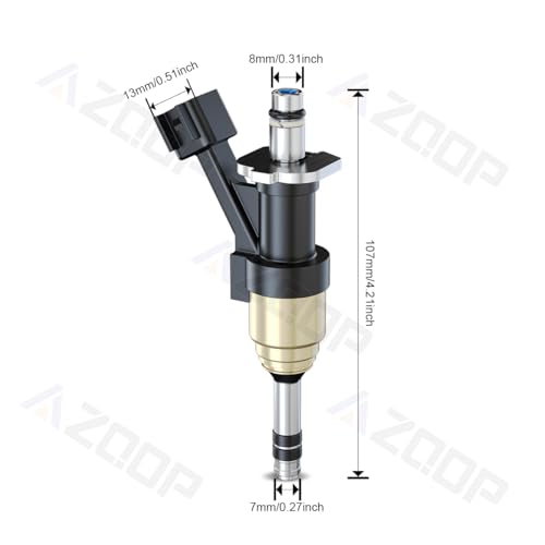 Fuel Injectors 6 Holes for Chevy Silverado/GMC Sierra 1500 2014-2021 5.3L - size: For Chevy Silverado/GMC Sierra 1500 5.3L 2014-2021