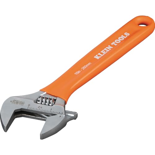 KLEIN TOOLS D5074 4-Piece Extra Capacity Adjustable Wrench Set - size: 4-Piece Kit