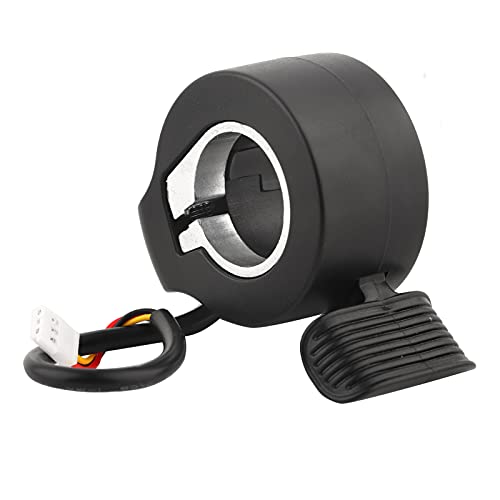 plplaaoo Electric Scooter Thumb Throttle Speed Control Finger Throttle Hall Sensor Scooter Accelerator Grip Throttle Finger Throttle Brake Switch for Throttle Accessories Replacement[Black]