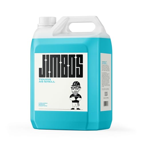 JIMBO'S TOUGH AS SHELL CERAMIC SPRAY COATING – Super Slick, No Streaks, Easy Ceramic Protection for Car Paint, Glass, Trim & More | Hybrid Formula with UV Protection | 1 Gallon - size: 128 Fl Oz (Pack of 1)