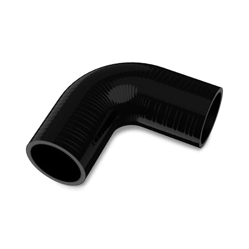 Endure 90 Degree Silicone Elbow Intake Hose 4-Ply, 2"(51mm) - Black - color: Red, size: ID - 2Inch(51mm)