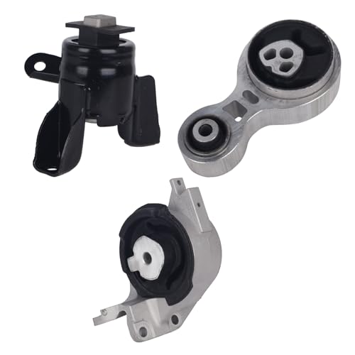 KUSATEC 3PCS Engine Motor & Transmission & Torque Strut Mount Set