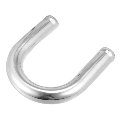 X AUTOHAUX Aluminum Intercooler Pipe OD 1" 25mm 180 Degree U Shape Bend - size: 1"
